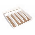 Rubbermaid Rubbermaid 2974RDWHT WHT Adjustable Cutlery Tray - White Pack Of 4 2974RDWHT WHT